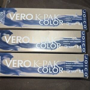 Joico Vero K-Pak  Permanent Creme Color 6n Light Brown 2.5 oz - 3 Packs